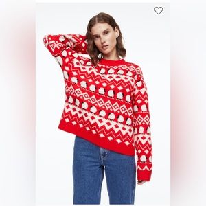 H&M sheep sweater